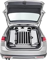 Trixie Universal-Heckgitter für Hunde - Macht den Kofferraum zur Transportbox - Winkel & Seitenteile anpassbar - einfaches Einklappen zur Nutzung des Kofferraumes - 94–114 × 69 × 53 cm - 13201