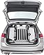 TRIXIE Universal-Heckgitter für Hunde - Macht den Kofferraum zur Transportbox - Winkel & Seitenteile anpassbar - einfaches Einklappen zur Nutzung des Kofferraumes - 94–114 × 69 × 53 cm - 13201