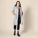 Amazon Essentials Women's Lightweight Longer Length Open-Front Long-Sleeve Cardigan Sweater (Available in Plus Size), Light Grey Heather, Medium