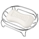 GUUKAR Soap Dish Soap Holder for Shower Bathroom, Stainless Steel Self-draining Bar Soap Dishes Soap