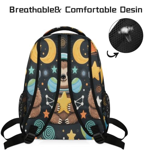 Mochila escolar de viaje para estudiantes con compartimento para laptop 4