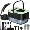 Steam Cleaner, Portable Steamer for Cleaning with 16pcs Accessories, 6-Level Adjustable and 15s Heat-Up, Handheld Steam Cleaner for Home, Tile, Dirt, Grout, Grease, Car Detailing
