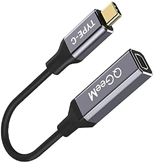 USB C to Mini DisplayPort Adapter,QGeeM 4K 60HZ Thunderbolt 3 to Mini Displayport
