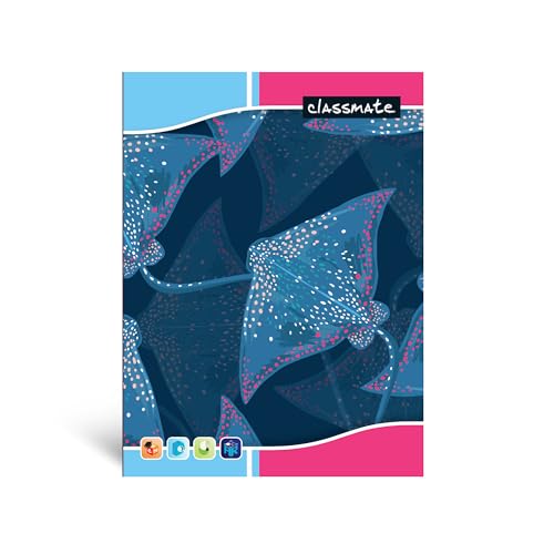 Image of Classmate Notebook - 240mm x 180mm, Soft Cover, Single Line (Pack of 12)