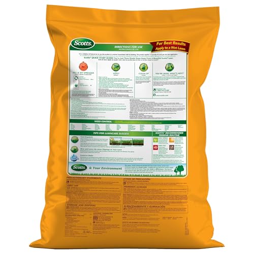 Scotts Turf Builder WinterGuard Fall Weed & Feed3, Weed Killer Plus Fall Fertilizer, 12,000 sq. ft, 34.3 lbs. image 3