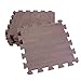 BESPORTBLE 10 Pezzi Puzzle Play Mat Tappetino in Schiuma Eva Imbottitura in Legno per Pavimento per Ginnastica Ginnica Casa Soggiorno (Marrone)