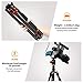GEEKOTO Compact Aluminum Tripod with 360 Ball Head, 77 Inch Professional Tripod for DSLR, Video Conferencing, Travel and Work