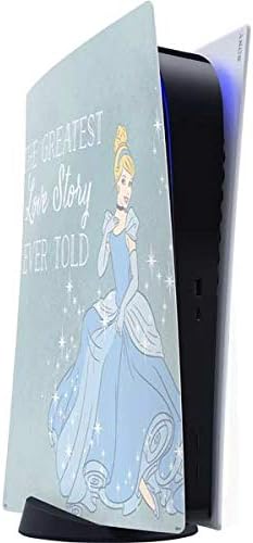 Skinit Decal Gaming Skin Compatible with PS5 Digital Edition Console - Officially Licensed Disney Princess Cinderella Art Design