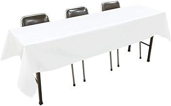 テーブルクロス 長机用 [2枚セット] ( 日本製 / 105×240cm ) 撥水加工 済み ( ホワイト / 無地 ) 会議テーブル (イベントや展示会にも) 白色 長方形
