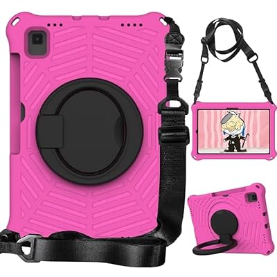 Anti-yellowing Tablet Case Shockproof Kid Friendly Case Compatible with Samsung Galaxy Tab S5e 10.5 inch (2019) SM-T720/T725 Lightweight Rotating Handle Kickstand + Shoulder Strap Besch