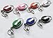 Retractable Badge Reel with Claw Clasp and Clip for Id Card Holders (7Pack)