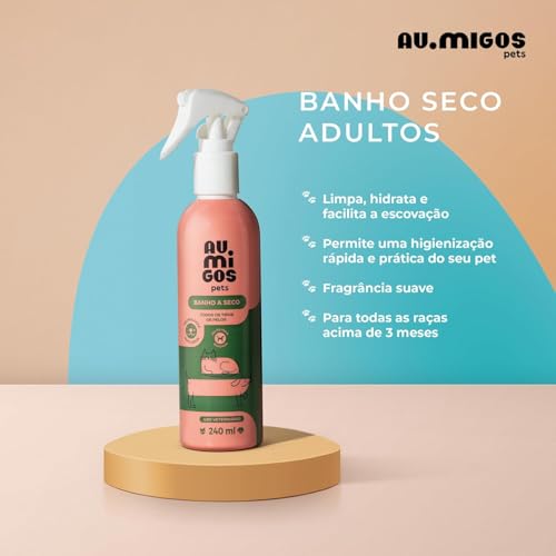 Linha pet boticario aumigos pet banho seco adulto