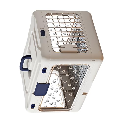 Haustiertransportbox, faltbar, für kleine Hunde und Katzen, tragbarer Käfig mit Sichtfenster, tragbare, Faltbare Haustiertransportbox mit Sichtfenster Design für Reisekomfort für kleine Hunde