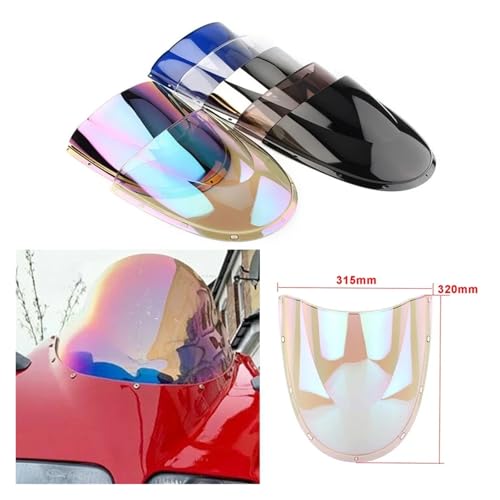 Déflecteur de pare-brise de moto anti-vibrations compatible avec 748 916 996 998 - 3