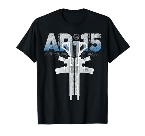 AR-15 Pro Gun Rifle de Asalto 2da Enmienda Regalo Stoner Camiseta