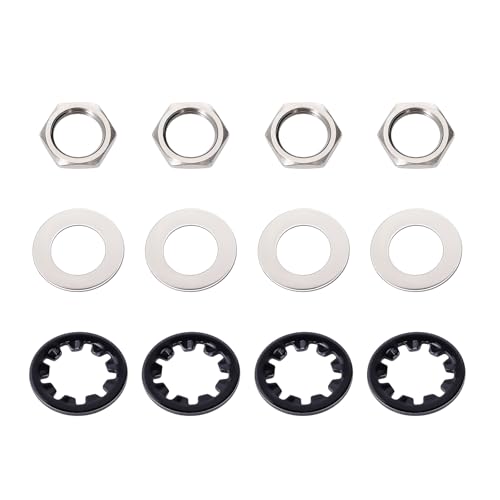 Potentiomètre guitare écrous et rondelles de blocage 3/8 pour pot CTS et jack Switchcraft