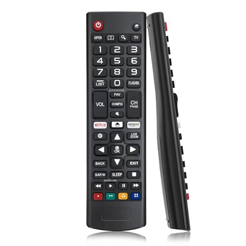 Telecomando per LG Universale, Sostitutivo Telecomando TV LG, Compatibile con LG Telecomando Smart TV AKB75095307 Adatto per LG LCD LED High-Definition TVS UHD OLED 3D 4K TVS(Batterie non Incluse)