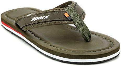 SPARX mens Sfg-68 Olive Red Slipper - 6 UK (SF0048G_OLRD0006)