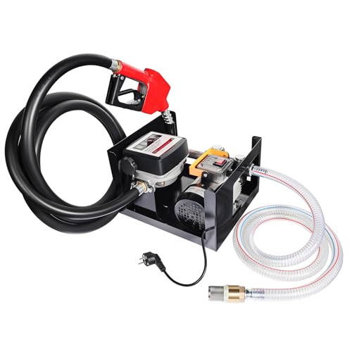 Wiltec Heizöl- und Dieselpumpe 230V/550W 50l/min selbstansaugend Pumpe mit automatischer Pistole, Kraftstoffpumpe, Absaugpumpe Wiltec Heizöl- und Dieselpumpe 230V/550W 50l/min selbstansaugend Pumpe mit automatischer Pistole, Kraftstoffpumpe, Absaugpumpe