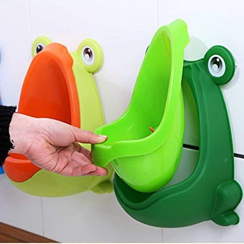 HaRvic Frog Children Kids Urinal Potty Removable Toilet Trainer Bathroom Baby Toilet Training Kids Potty Pee Trainer Urine for Boys with Funny Aiming Target (Multicolor) 2