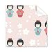 Art Repeat Japan Pattern Art Deco Gift Fashion Cleaning Cloth Phone Screen Glasses Cleaner 5pcs