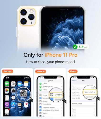 Image of FNTCASE for iPhone 11 Pro Case: [Compatible with Magsafe] Translucent Matte Magnetic Phone Cover - Military Grade Drop Protection Shockproof Protective for iPhone 11Pro 2019 Cases - Ice Blue