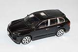 Aus Metall mit Plastikteilen Porsche Cayenne Turbo Schwarz 1. Generation 2002-2010 1/43 Bburago Modell Auto