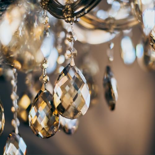 Pendentif en cristal K9 transparent pour réparer un lustre terni - 7