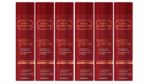 Vidal Sassoon Cherry Almond Classic Clean Shampoo, 12.9 Fluid Ounce (Pack of 6)