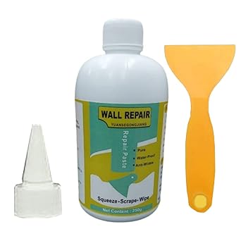 Wall Crack Repair | Wall Mending Agent| Waterproof Wall Crack Filler paste For Wall, Wood & Plaster, Universal Caulk Sealing Broken Hole Filler (Pack Of 1, 250G)