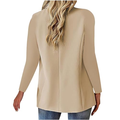 Blazers for Women Long Sleeve Office Jacket Single Button Blazer Dressy Business Casual Work Suit Coat Fall Jackets2