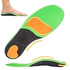 Solette Ortopediche per Donna e Uomo con Supporto Plantare Elevato per Fascite Plantare e Piedi Piatti che Distribuiscono la Pressione del Piede Verde Taglia 41-43 EU