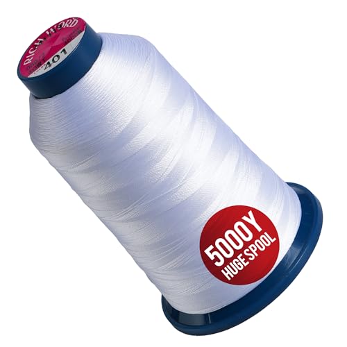BAI Polyester Embroidery Machine Thread 5000 Yards White+401