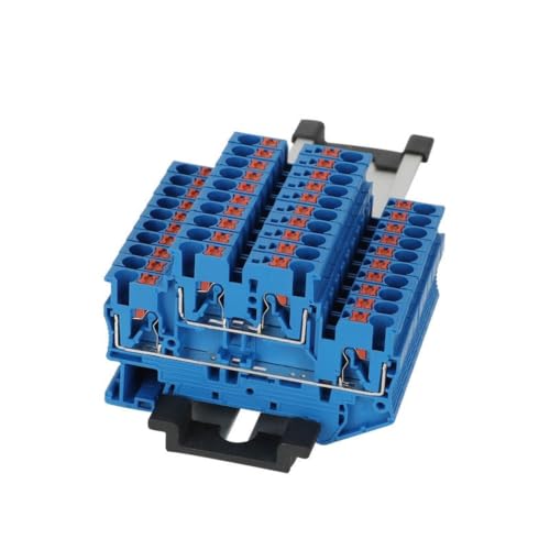 Terminales para cable de empuje PTTB2.5, conector de 2 capas para carril Din de doble nivel 2