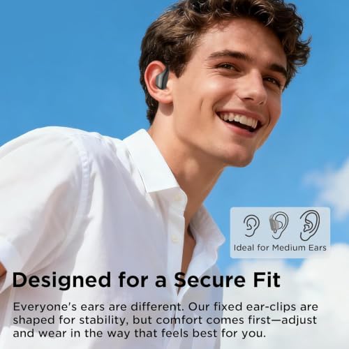 Image of BUGANI Open Ear Earbuds, Open Ear Headphones Running Earbuds Wireless
