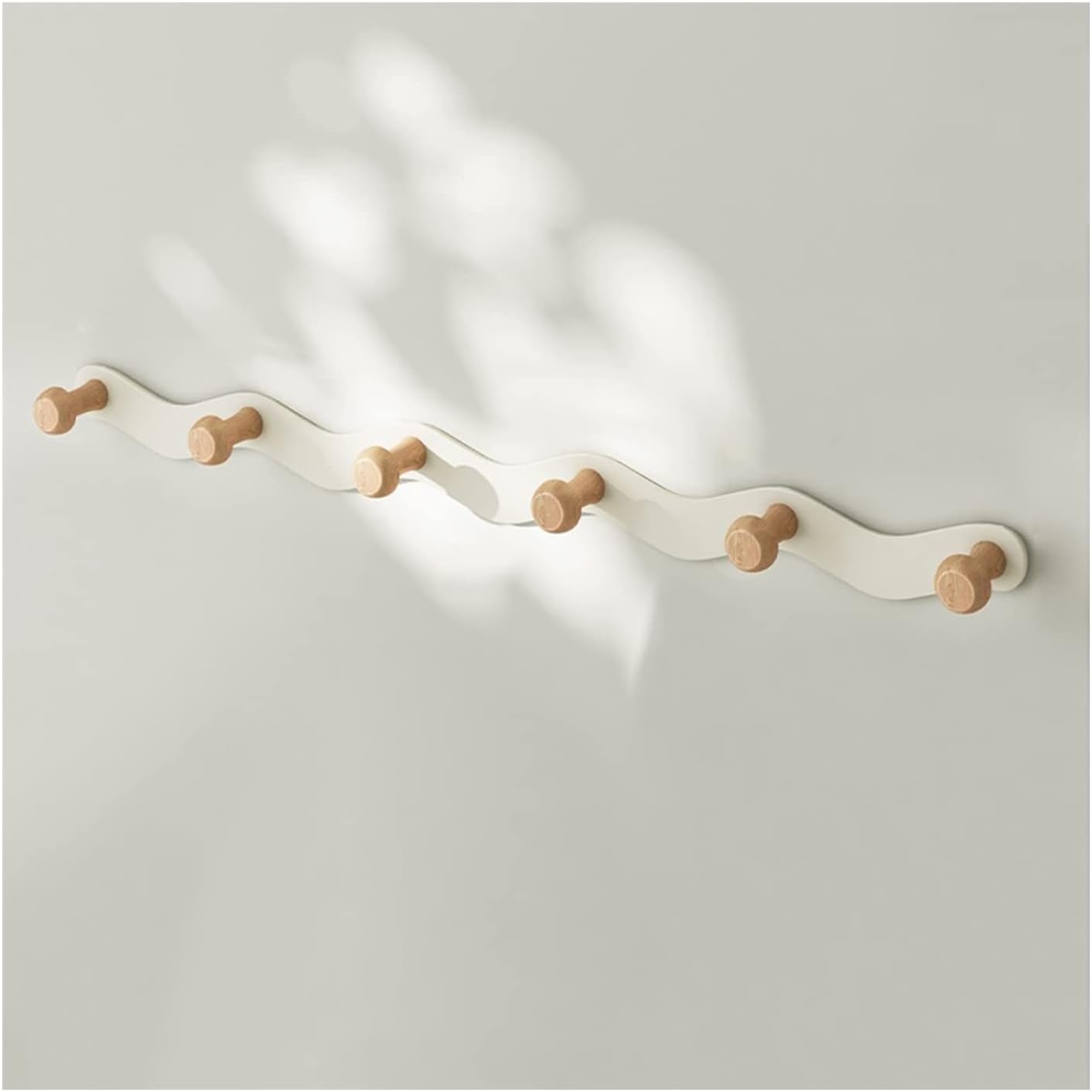Coat Hooks Wall Art Clothes Coat Hooks Nordic Wooden Coat Hanger Wall Hooks Home Hotel Porch Living Room Wall Hanging Coat Hook Key Holder Decoration Hook Racks Decorative Hooks Modern Hooks ( Col