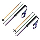 AONIJIE Trail Running Poles 2 Pcs Outdoor Trekking Poles Foldable Aluminum Alloy Sticks Quick Lock Ultralight for Camping Hiking Mountaining Marathon