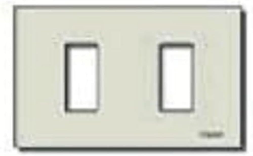 VIMAR, 08636 Series 8000 Plate 2 Standard Modules Anodized Aluminium for Unified Rectangular Recessed Boxes 3 Modules Snap Fastening, Gold, for Support 08531