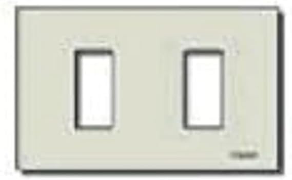 VIMAR, 08636 Series 8000 Plate 2 Standard Modules Anodized Aluminium for Unified Rectangular Recessed Boxes 3 Modules Snap Fastening, Gold, for Support 08531