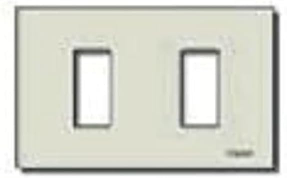 VIMAR, 08636 Series 8000 Plate 2 Standard Modules Anodized Aluminium for Unified Rectangular Recessed Boxes 3 Modules Snap Fastening, Gold, for Support 08531