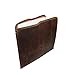 Hide & Drink, Rustic Leather Manila Folder, Document Holder/Office & Work Essentials Handmade, Bourbon Brown