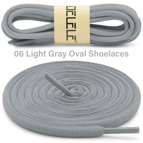 Image of Oval Athletic Shoelaces Thick 4MM DELELE Half Round Shoe Laces Strings 2 Pair