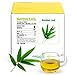 Soilmount Bamboo Leaf Tea, Bamboo Leaf Tea Bag,100% Pure Natural Organic Bamboo leaves tea,(DanZhuYe/淡竹叶/댓잎 티백 차) Non-GMO, Caffeine-Free,18 Bleach-Free Tea Bags