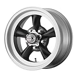 AMERICAN RACING TORQ THRUST D SATIN BLACK W/MACHINED LIP TORQ THRUST D 15x7 5x120.65 SATIN BLACK...
