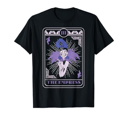 T-shirt Disney Villains noir femme et homme mode alternative affiche tarot