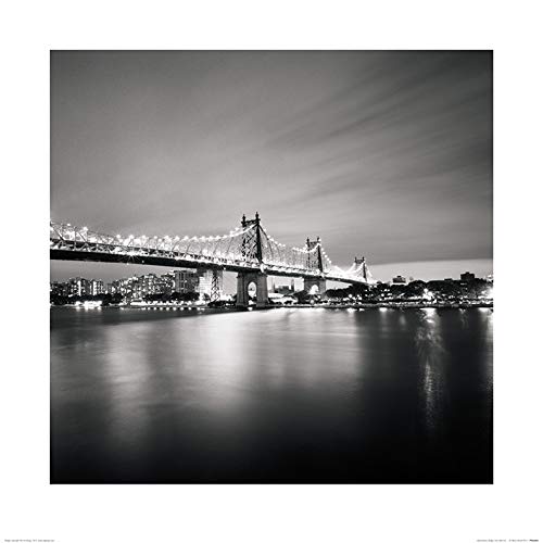 Håkan Strand Queensboro Bridge NYC -Stampa Artistica 60 x 60 cm Carta Multicolore 60 x 60 x 1.3 cm