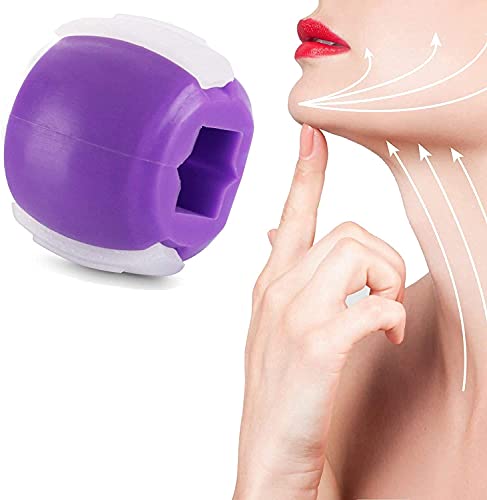 Image of Marrone Food-grade Silica Gel Exercise Chew Ball Muscle Training Fitness Ball go mouth jawline Jaw Muscle Exerciser chew ball Face lift
