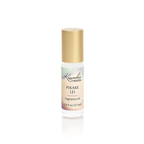 Kuumba Made Pikaki Lei - Aceite de fragancia roll-on 0.125 fl oz (0.1 fl oz) | Perfume Rollerball | Sin alcohol