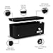 DMoose Large Cable Management Box - Cord Organizer Box to Hide Power Strips - Cable Organizer Box for Surge Protector - Safe ABS Material - 15.7
