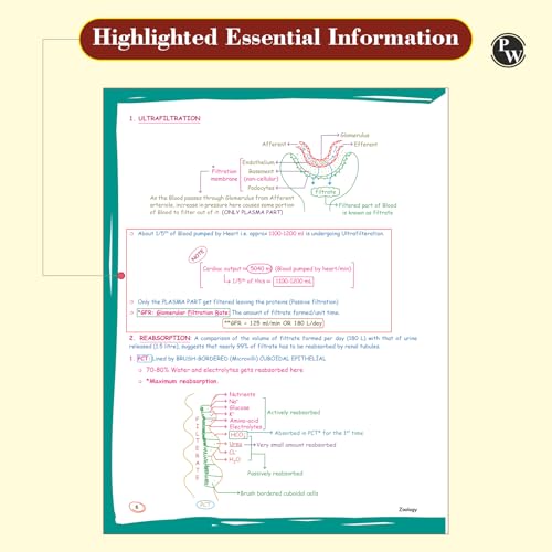 Image of PW Med Easy Handwritten Notes Physics, Chemistry, Botany & Zoology For NEET /JEE and Board Exams 2026-27 | Flowcharts, Formulas, Tips & Tricks, Schematic Diagrams